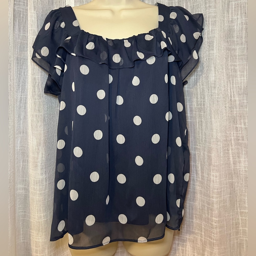 Polka dot blouse